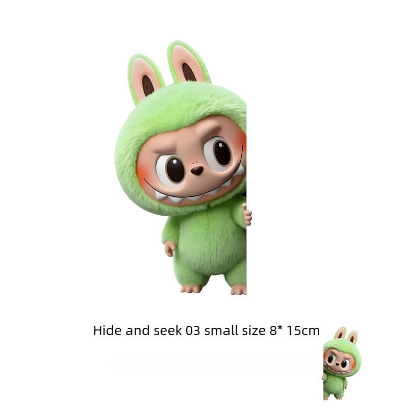 Peek-a-boo Electric Car Personalized Decoration Sticker Car Scratches Cover Cute Suitcase Sticker