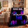 SAJA BOYS Custom Flannel Blankets Soft Warm Cozy Throws for Home Decor Holiday Gifts