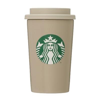 STARBUCKS Термокружка из нержавеющей стали TOGO, Бежевая, 355 мл