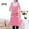 Легко носить, фартук для выпечки, дизайн с плечевым ремнем, практичный корейский стиль, клетчатый фартук для приготовления пищи, рабочая одежда для домохозяйки