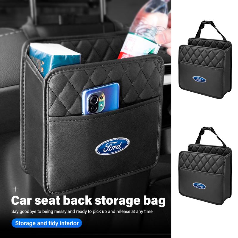BBBO4 Car Back Seat Storage Universal Bag Organizer Trunk Elastic For Ford Focus mk2 mk3 mk4 Fiesta Ranger Mondeo S-MAX Kuga