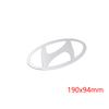 Aluminum Alloy Car Rear Front Emblem for Hyundai Logo Elantra Sonata Trunk Letter Badge Sticker Auto Exterior Accessories AD1