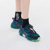 Facetasm X Fila Fusion Модные Повседневные FF Shuttle Низкие Кроссовки в Стиле "Папа" Женская кроссовка Черный Зеленый T12W234101FBB