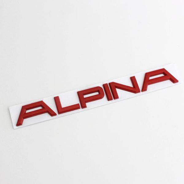 ALPINA буква значок автомобиль эмблема наклейки для XB7 B8 B7 B4 XD4 B3 ALPINA металлические характеристики модификация аксессуары украшение багажника