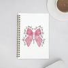 Strength And Notebook Journal, Bow Notebook Journal, Gift For Women, Bible Journal, Preppy Gift, Spiral Notebook