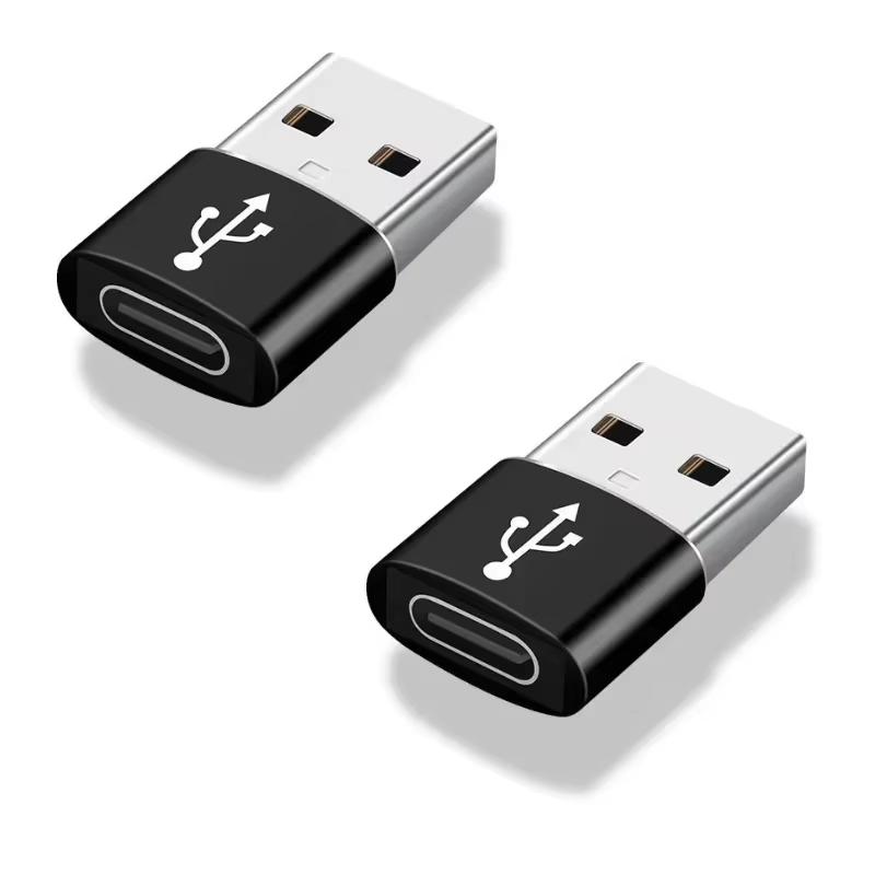 Адаптер USB C Female на USB B Male 2 шт. USB на Type C OTG Адаптер ype-c Female Конвертер для Samsung S24 USBC OTG Разъем