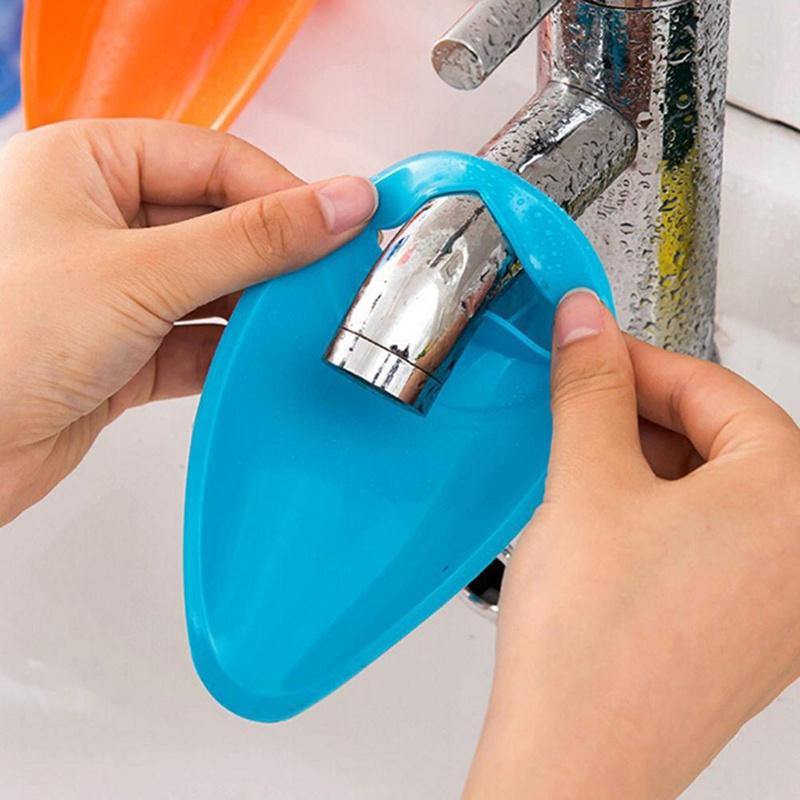 Bathroom Faucet Extender Silicone Sink Handle Extender for Children Easy Washing