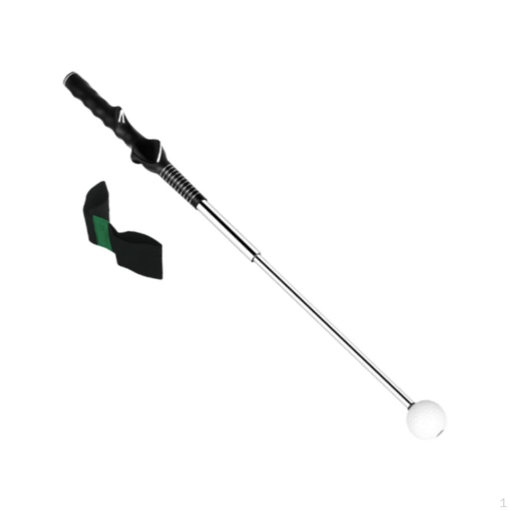 Регулируемый тренажер для гольфа Swing Trainer для использования в помещении и на открытом воздухе с нарукавной повязкой