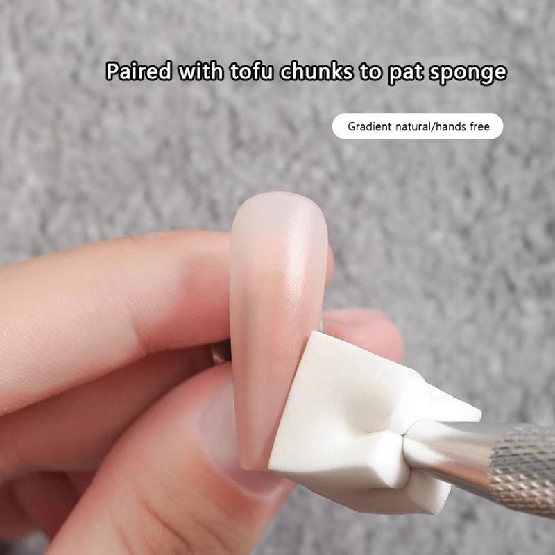 20 шт. губка градиентный нейл-арт штамп инструменты гель-лак цвет градиент кисть блестящая пудра ручка для маникюра аксессуары