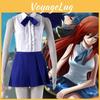 Очаровательный аниме Fairy Tail Эрза Скарлет Повседневная юбка Косплей Костюм Наряд