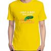 Just A Boy Loves Snakes Funny Graphic T Shirts Summer Casual Short Sleeve Tshirts New Shirts And Tshirts Unisex Print T Shirt