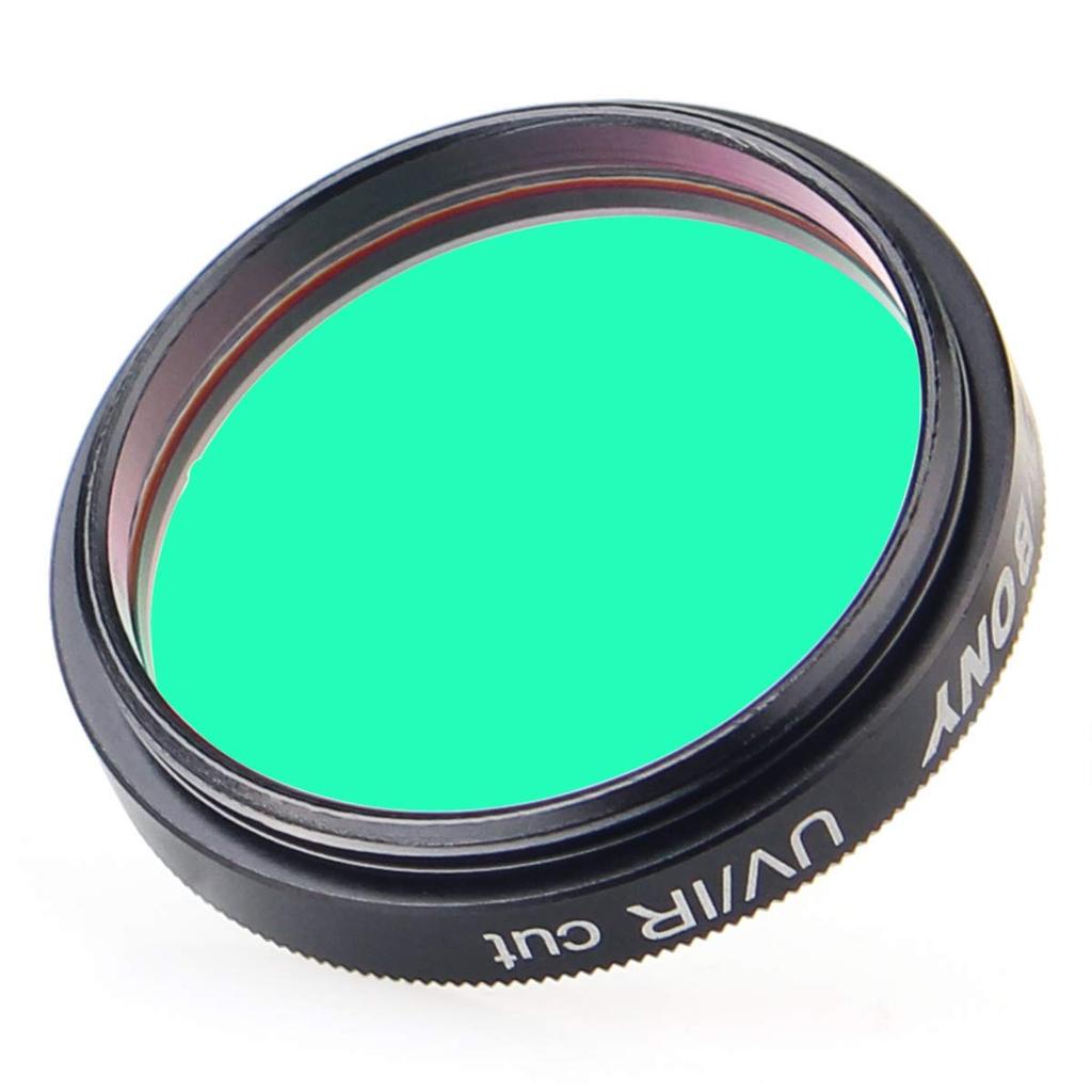 SVBONY Cut Block Filter inch FMC CCD Camera Interference Thread for DSLR Cameras and Telescopes UV/IR 1.25