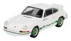 MINI GT 1/64 Porsche 911 Carrera RS 2.7 Grand Prix White/Green Livery (Left Hand Drive) Finished Product