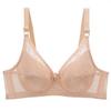 Lace Thin Women's Bra, No Padding, Supportive for Large Breasts, Steel Ring, Large Cup Sizes