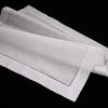 Wedding Decorations Table Napkins White Ladder Hemstitch Cloth Linen Napkins with Unique Design