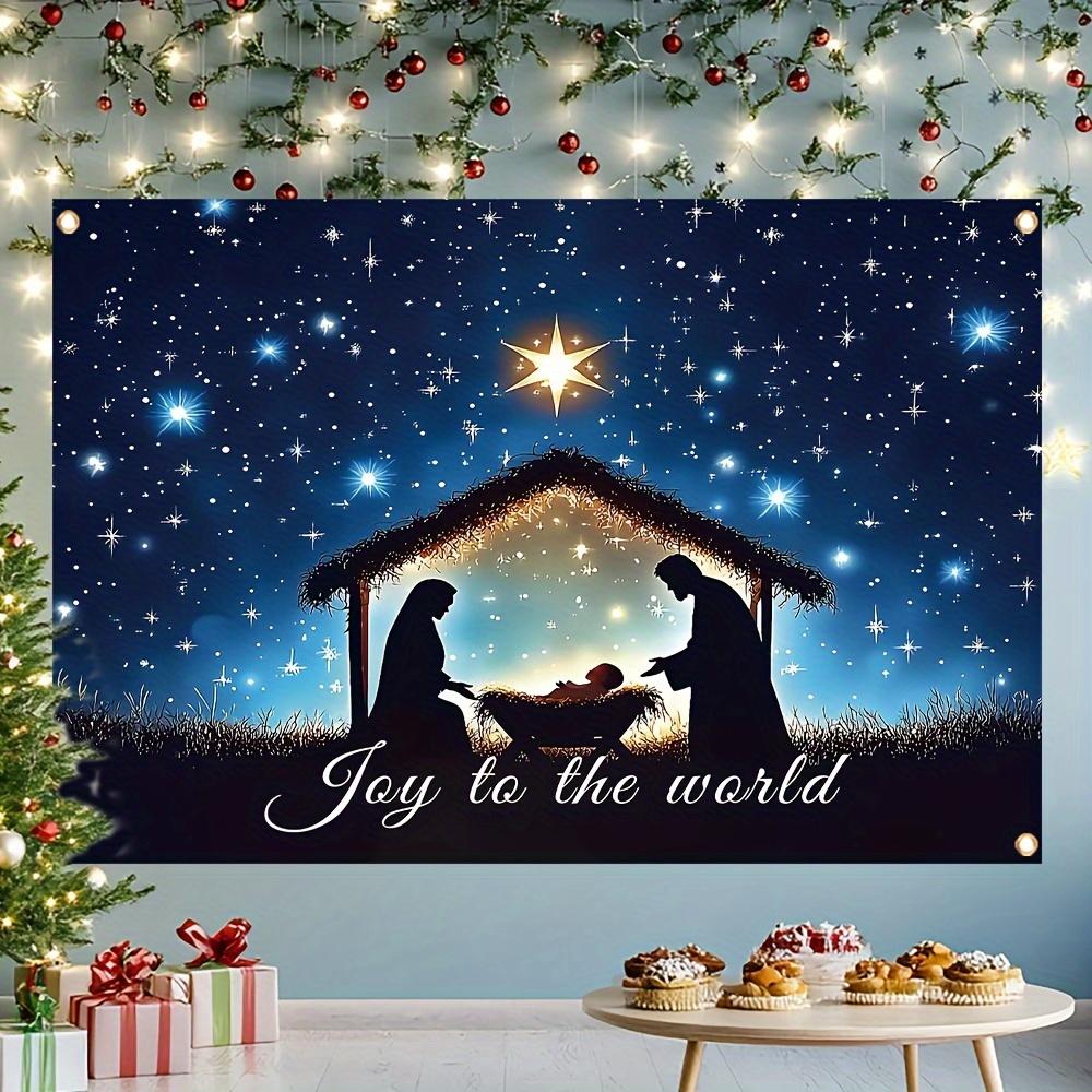Multi functional Christmas and New Year backgrounds - joyful Christmas scenes, perfect for outdoor parties and home deco