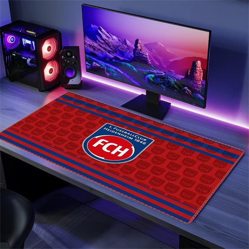 Heidenheim FC Color Mouse Pad Large Gaming Table Cushion Non-slip Laptop Tablet Big Mousepad XXL Mat Mini PC Playmat With Lock edge