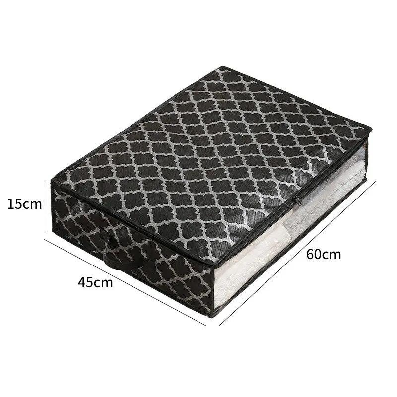 Большой ящик для хранения на дне кровати, складная сумка для хранения одежды, одеяла, домашняя сумка для пыли и влаги, сумка для хранения игрушек для спальни, сумка для организации мелочей