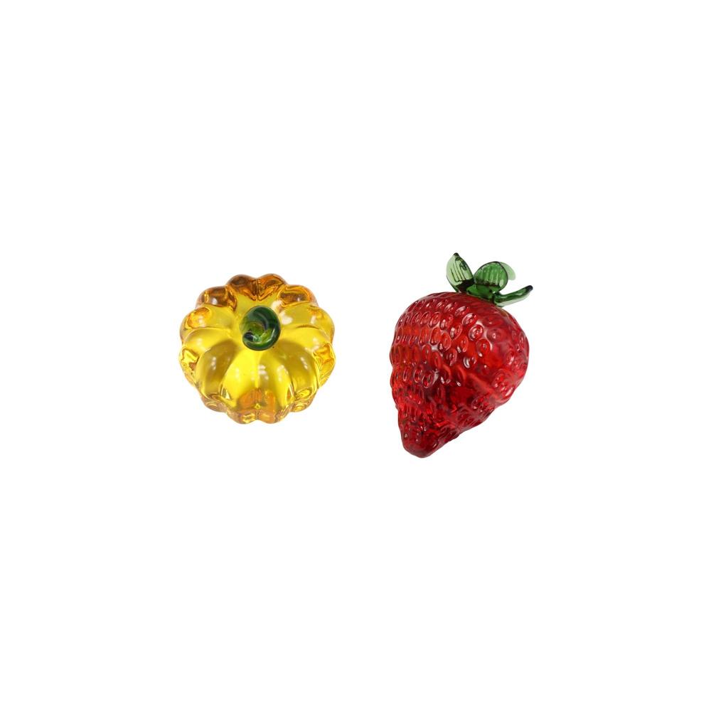 Glass Crafts Artificial Fruit Decoration Crystal Crafts Ornaments Office