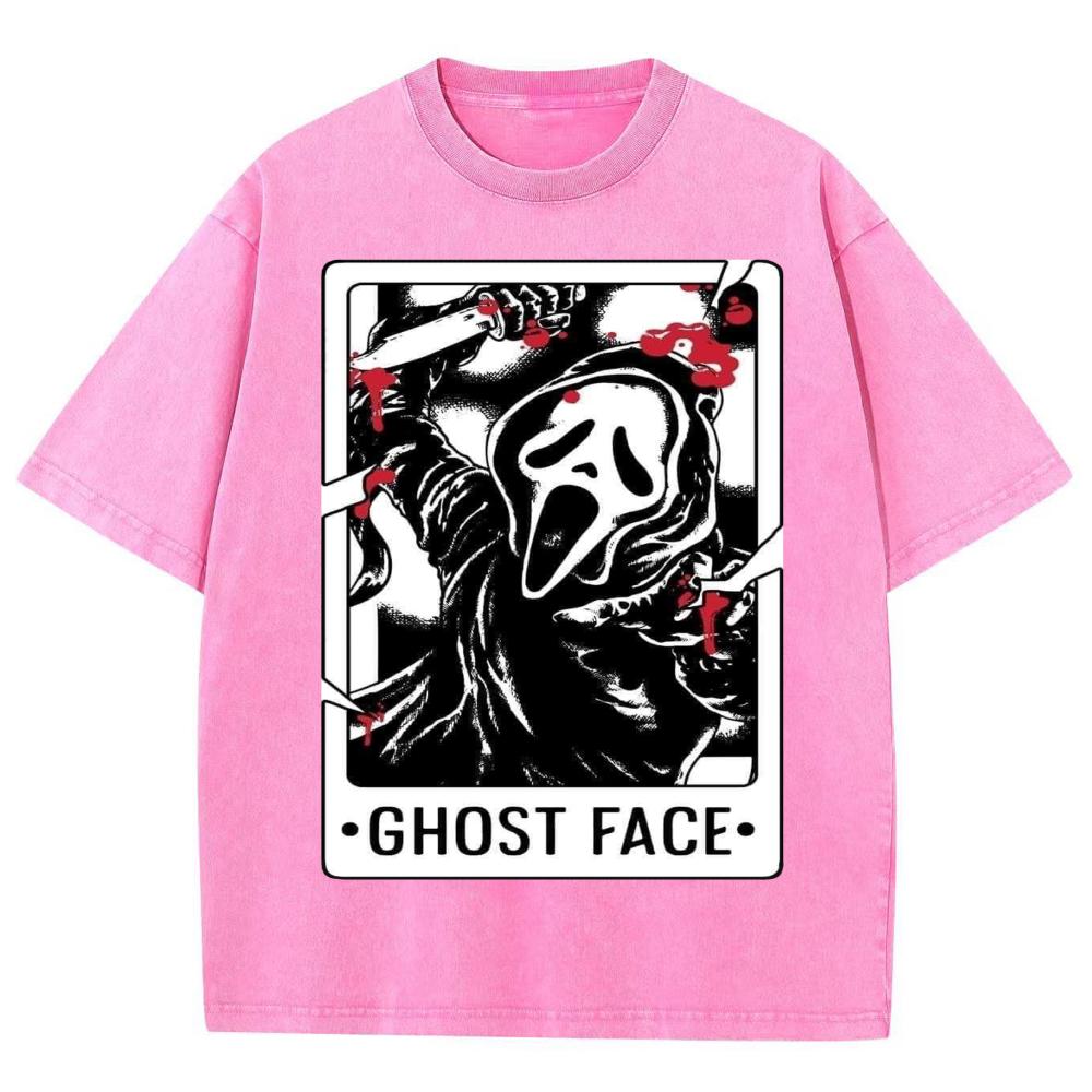 Футболка женская Scary Niche Grimace Print Wash, свободный хлопковый короткий рукав, унисекс, винтажный топ