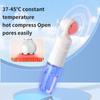 Вакуумный очиститель пор от черных точек для лица, очищение пор, удаление акне и прыщей, водяной цикл, удалитель черных точек с функцией горячего компресса