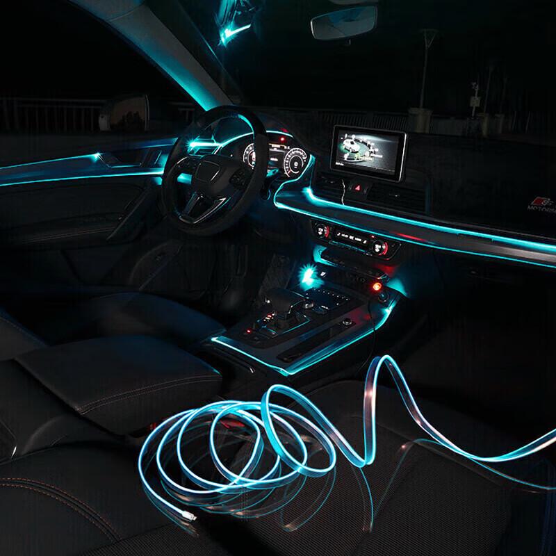 Светодиодная лента для подсветки салона автомобиля, работающая от USB