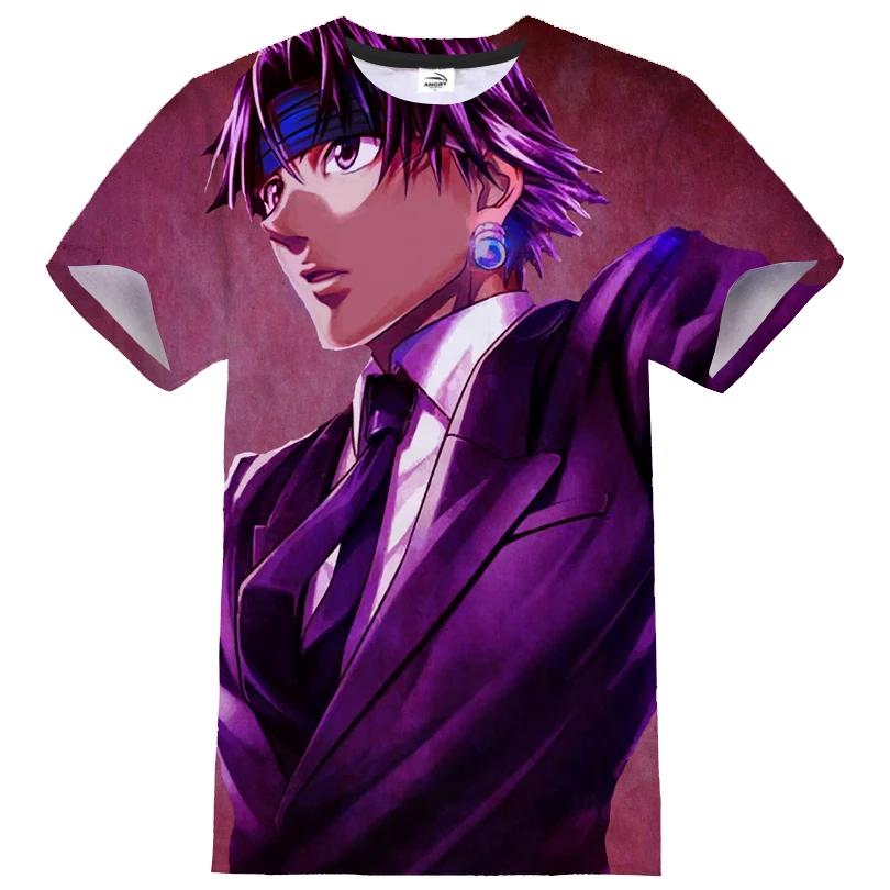 Горячая японская аниме Hunter X Hunter, уличная одежда с 3D принтом для мальчиков и девочек, повседневная модная футболка в стиле Харадзюку, футболка унисекс, детская верхняя одежда