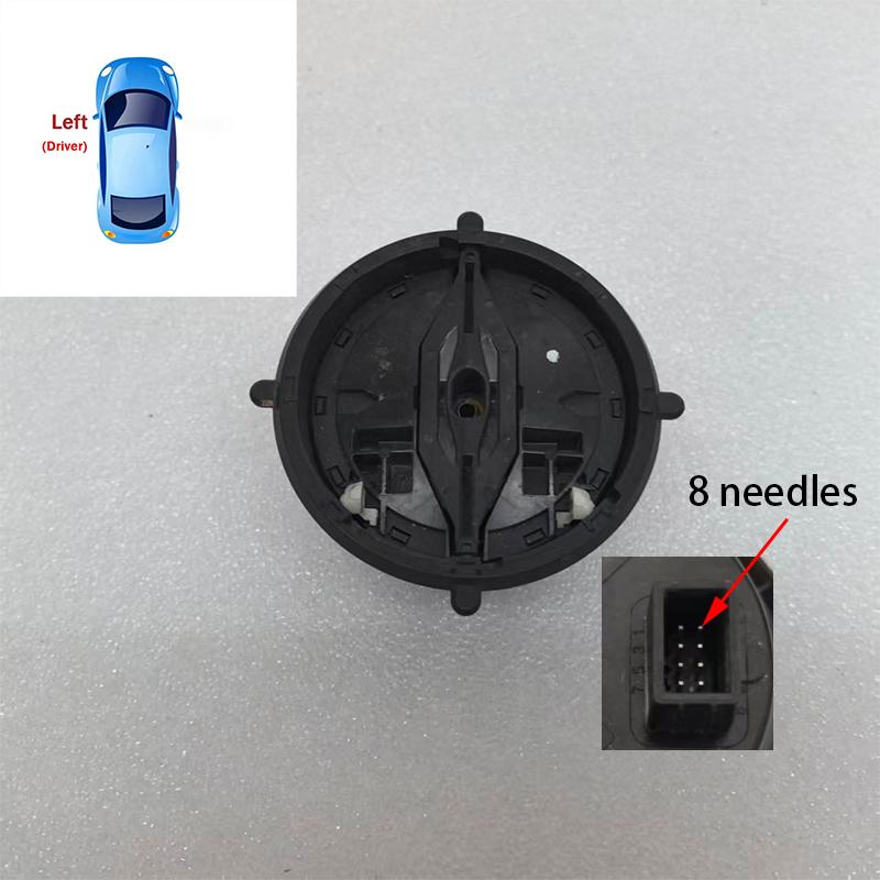For Mercedes Benz C GLC S E Class W205 X253 W222 W213 W238 Car Rear Mirror Glass Cover Frame Turn Signal Light Caps Shell LHD