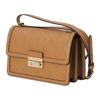 Tory Burch T Monogram Embossed Leather Tote Crossbody Shoulder Bag Women bags Light-Brown 160210200