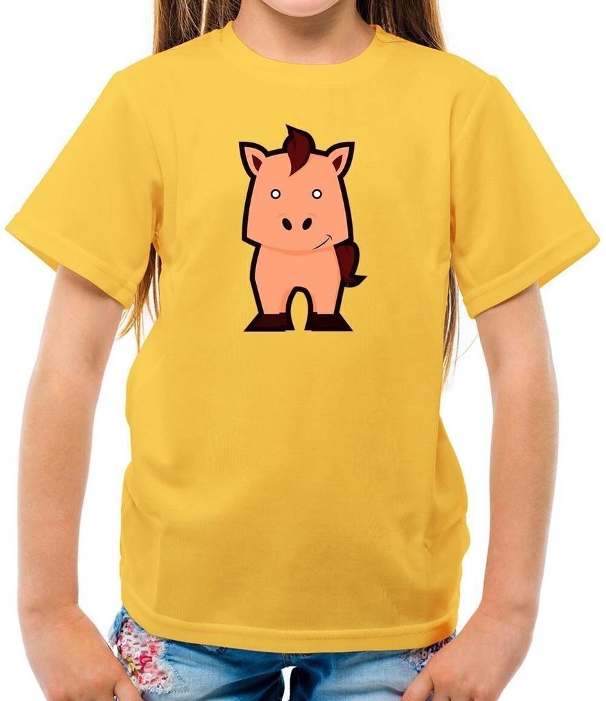 Cute Horse - Kids T-Shirt - Horses Ride Riding Jockey kids Cartoon