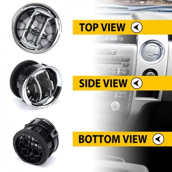 Черный Подходит для 2009-2014 Ford F150 AC Панель приборов Отопитель Воздуховод Решетка 9L3Z1989A