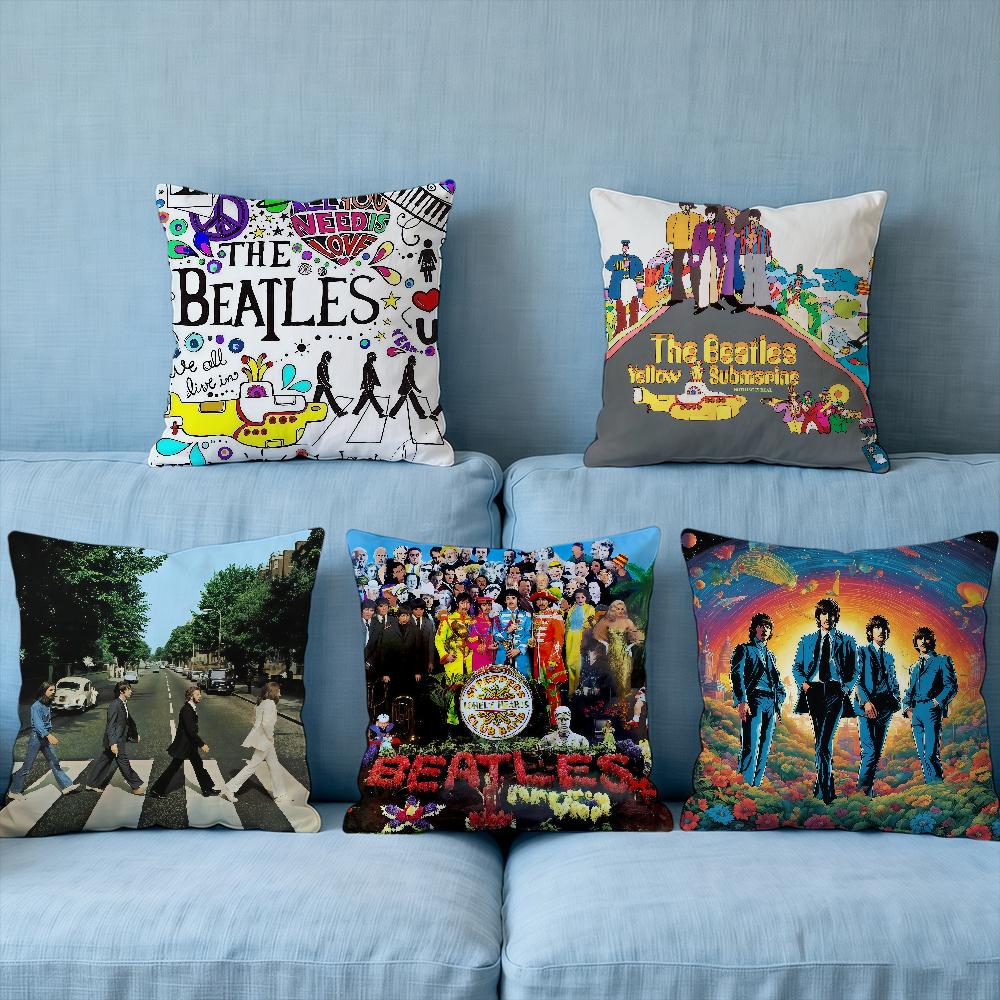 Подушка Полоса SN Чехол Мягкий Чехол Диван Рок Гостиная B-BbeatleS-ES Комната Дом Удобный Офис Декор Защитная Подушка