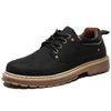 Lopis Повседневная Рабочая Удобная Мужская Обувь, Стильные, Нескользящие Ботинки, Низкий Вырез, На Шнуровке, (Черный, Измерение_25_Точка_5_Сантиметров)