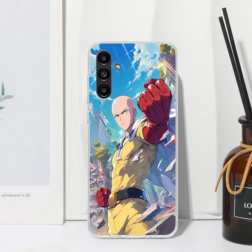 One P-Punch-Man Saitama King Phone Case For Samsung Galaxy A17 A37 A57 A16 A26 A36 A56 A15 A25 A35 A55 A14 A24 A34 A54 A13 A23 A
