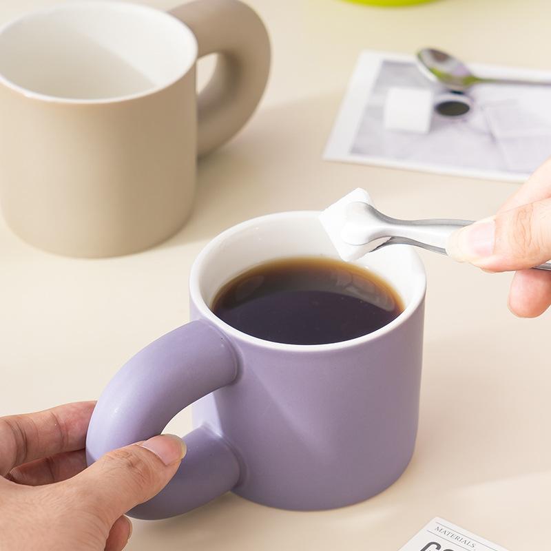 Кружка с цветной глазурью высокой ценности для жизни, подарочная коробка для мероприятия, кофейная чашка в стиле инс, чашка для воды, свадебный сувенир