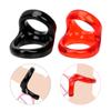 Reusable Cock Ring Silicone Dual Pleasure Penis Ring Male Delay Ejaculation Penis Stretcher Exercise Cockring Sex Toys for Men