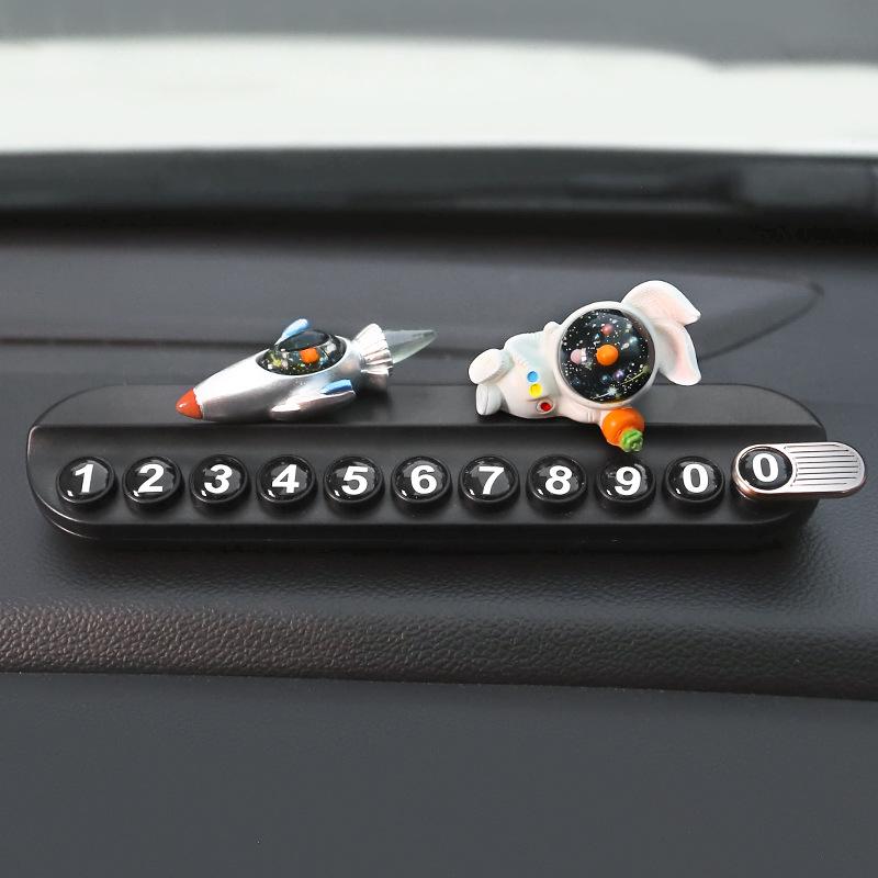 Креативная табличка для телефона в виде кролика для временной парковки