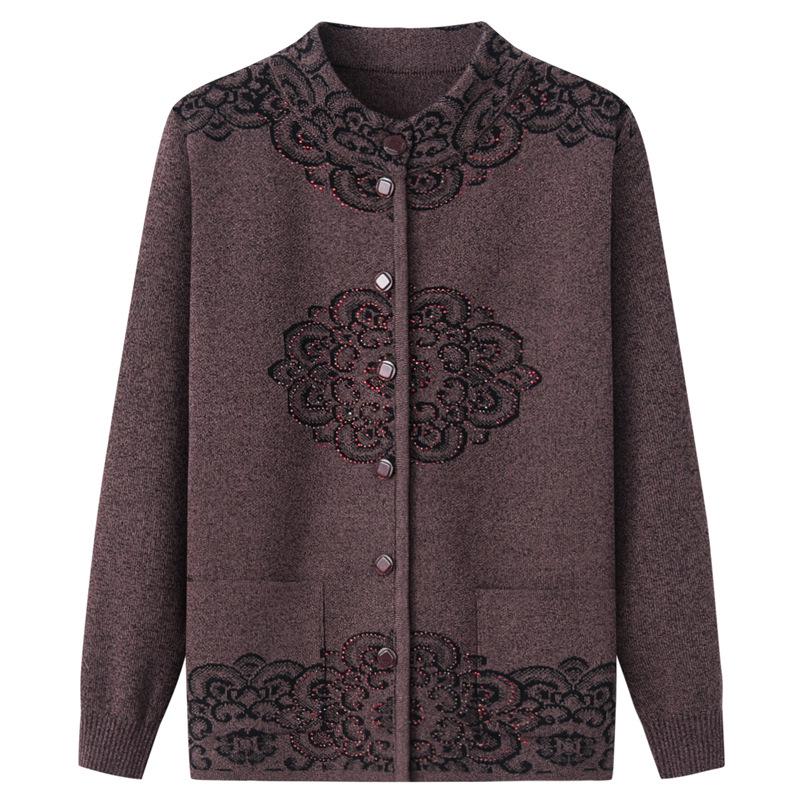 Бабушкин вязаный кардиган: Уютный бархатный свитер на весну, осень и зиму