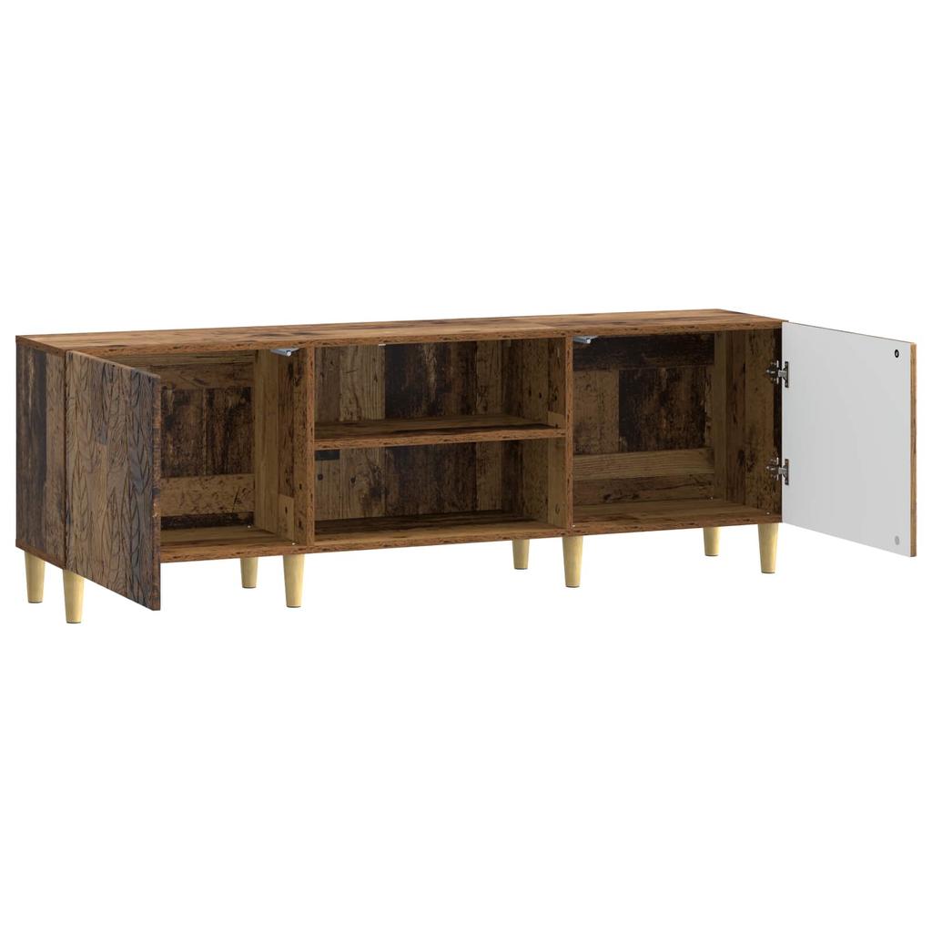TV Stand 150 x 31 x 50 cm Reclaimed Wood Look Wood Based Material