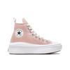 Converse Chuck Taylor All Star Move Platform High GS Static Pink Kids Sneakers White Black A08745C