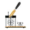 Button Maker Machine, 2.25" / 58 mm, Solid Metal Pin Maker with 100pcs Button Parts, Circle Cutter and Magic Book, Reinforced Ergonomic Handle, Steel