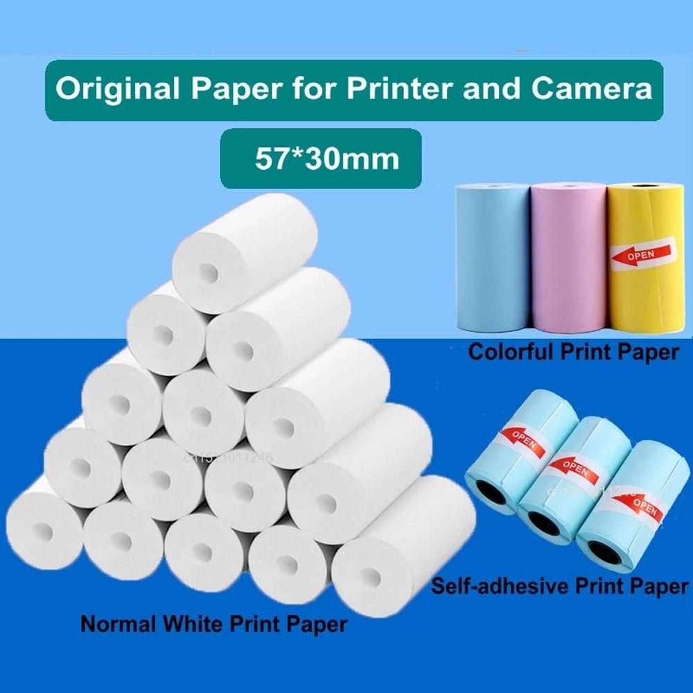 Receipt Papers White Thermal Paper Label Printer Paper Thermal Printer Paper Camera Printing Paper