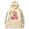 Аниме Sword Art Online Одежда Юки Асуна Принт С Капюшоном Для Мужчин И Женщин Большие Толстовки Повседневная Уличная Одежда Harajuku Унисекс Толстовка