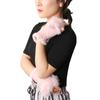 Fashion Winter Half Finger Fingerless Gloves Wrist Mitten Rabbit Fur Winter Glove
