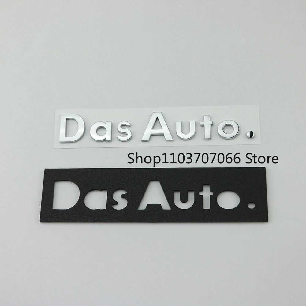 Car Abs 3D Letter Stickers VW Trunk Logo Stickers For Volkswagen dasauto T-Roc Tiguan Golf Polo ID.3 ID.4 T-Cross Jetta Scirocco
