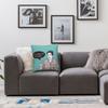 Southern Charm Sewing Craig Pillowcase Polyester Linen Velvet Printed Zip Decor Pillow Case Sofa Cushion Cover