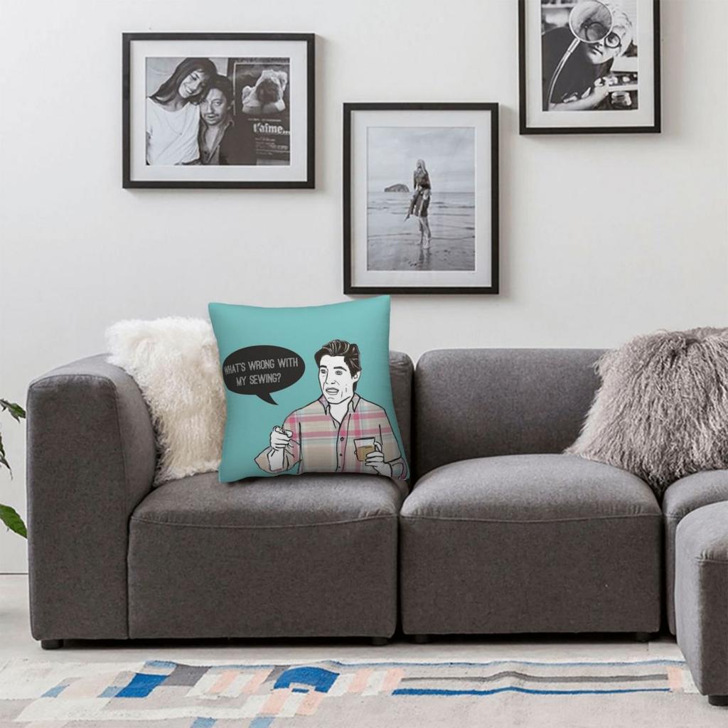 Southern Charm Sewing Craig Pillowcase Polyester Linen Velvet Printed Zip Decor Pillow Case Sofa Cushion Cover