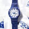 Casio Мужские часы с двойным дисплеем (жидкокристаллический/аналоговый) Серия Blue Watch GA-2100BWP-2APFQ