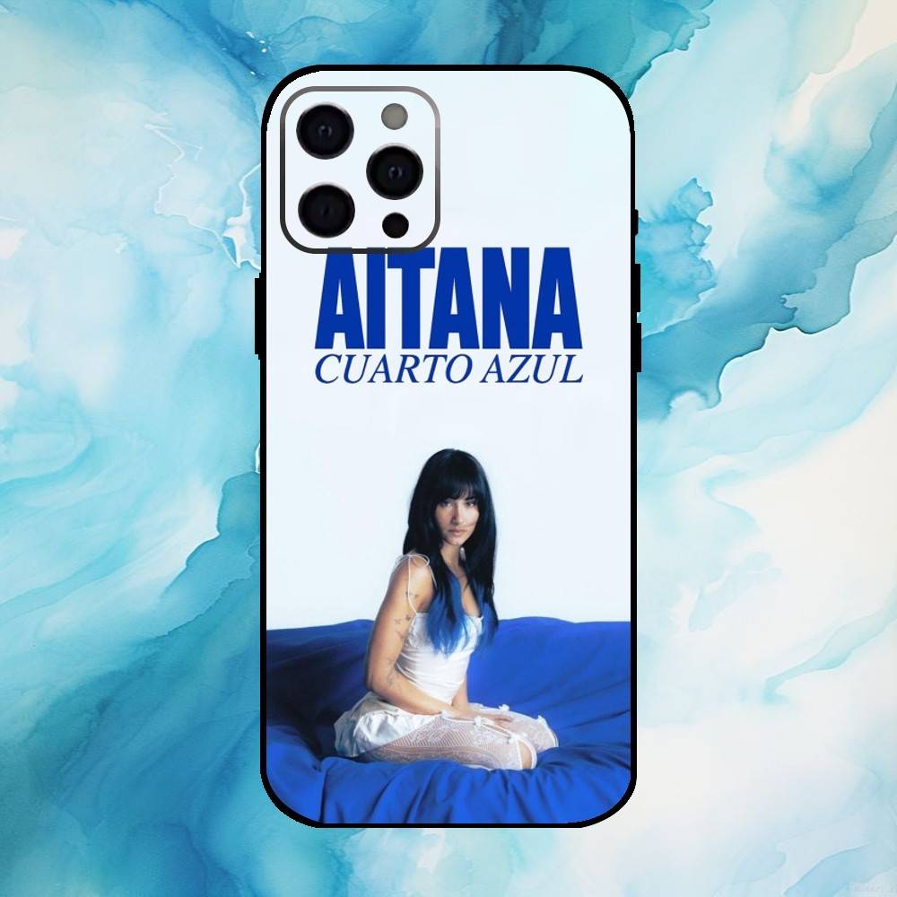Singer A-Aitana CUARTO AZUL Phone Case For iPhone17,16,15,14,13,12,11 Plus,Pro Max Soft Black Cover