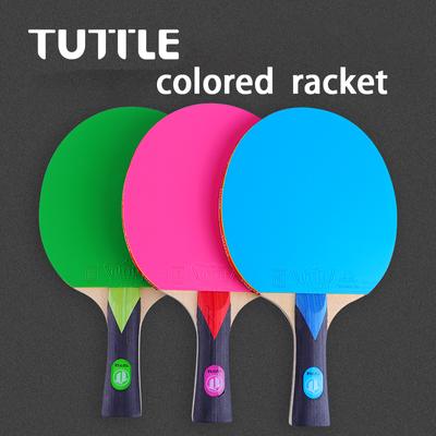Tuttle color одиночная ракетка горизонтальная ракетка для настольного тенниса одиночная экипировка школьный клуб спортзал длинная ручка короткая ручка тренировка